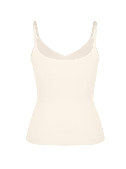 Seamless Bust Support Tank Top – Waist & Tummy Control Shaping Top for Women