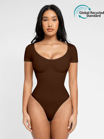 Eco-Friendly Seamless Chest Support Shapewear Bodysuit – Super Strong Control