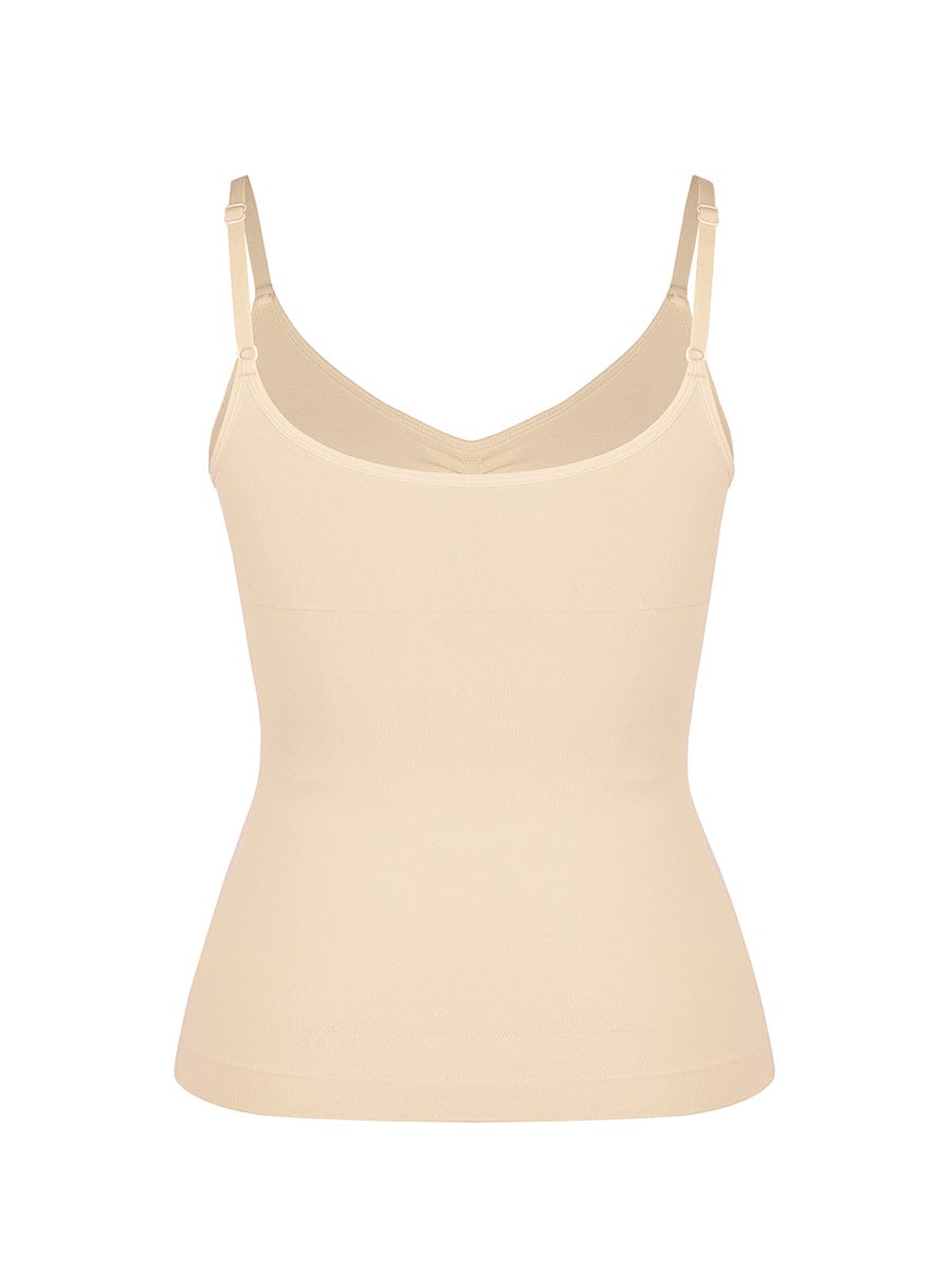Seamless Bust Support Tank Top – Waist & Tummy Control Shaping Top for Women