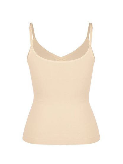Seamless Bust Support Tank Top – Waist & Tummy Control Shaping Top for Women