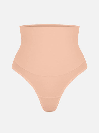 High Waist Tummy Control Thong Shapewear Panties