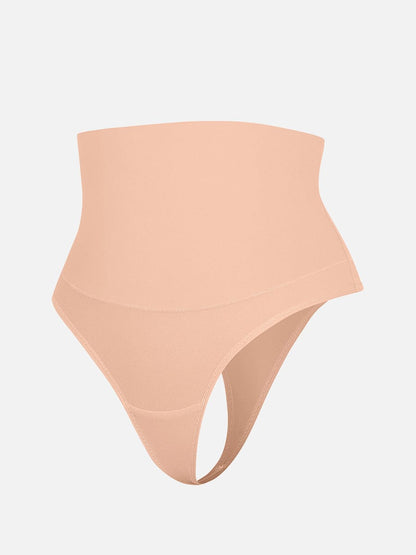 High Waist Tummy Control Thong Shapewear Panties