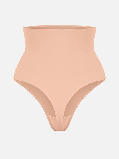 High Waist Tummy Control Thong Shapewear Panties