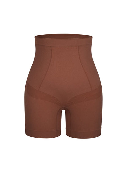 Seamless Mid-Waist Tummy Control Butt Lifter Boyshorts