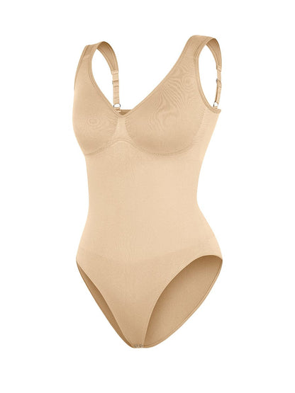 Seamless Diamond Neck Bodysuit – Bust Support Waist Control Panty Shaper