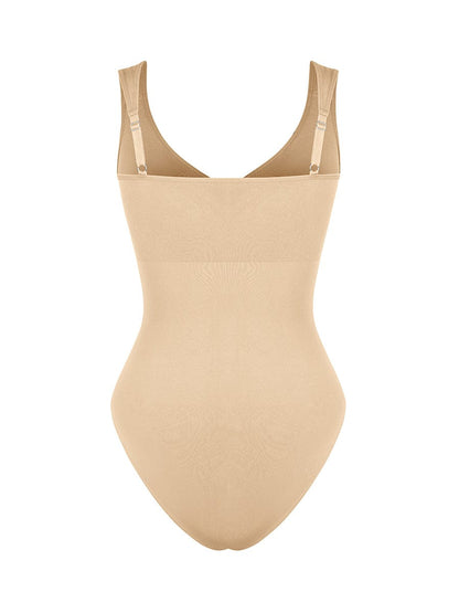 Seamless Diamond Neck Bodysuit – Bust Support Waist Control Panty Shaper