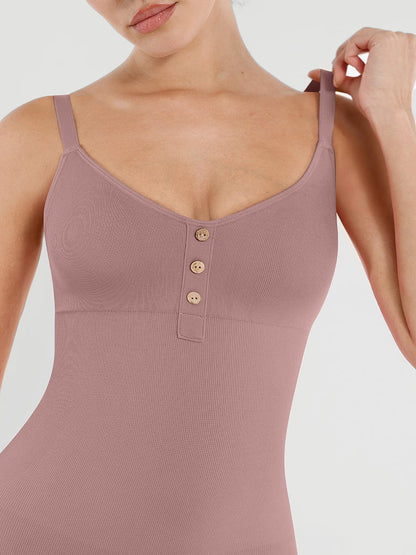 Seamless Bust Support Butt Lifting Shaping Jumpsuit