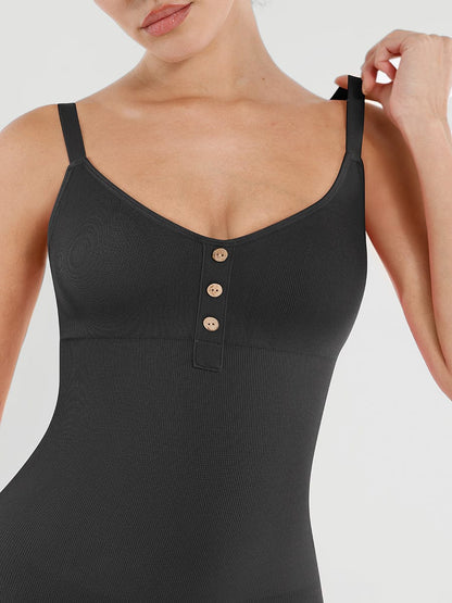 Seamless Bust Support Butt Lifting Shaping Jumpsuit