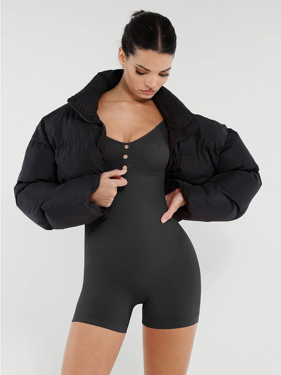 Seamless Bust Support Butt Lifting Shaping Jumpsuit