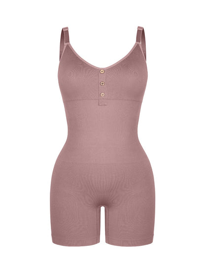 Seamless Bust Support Butt Lifting Shaping Jumpsuit