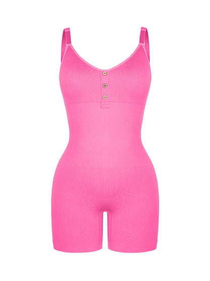 Seamless Bust Support Butt Lifting Shaping Jumpsuit