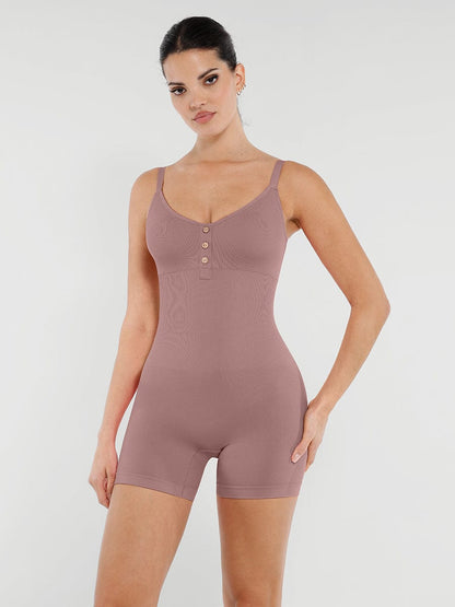 Seamless Bust Support Butt Lifting Shaping Jumpsuit