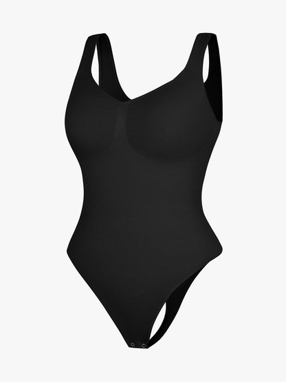 Seamless Bust Support Thong Bodysuit – Waist & Abdomen Control Shapewear