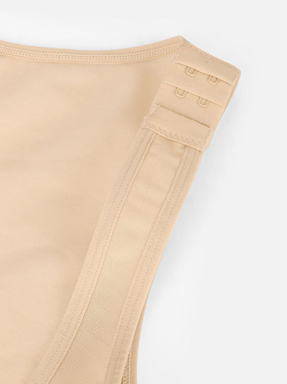 Post-Surgery Full Body Faja – U-Shaped Chest Support Peach Butt Shaper