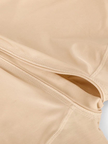 Post-Surgery Full Body Faja – U-Shaped Chest Support Peach Butt Shaper