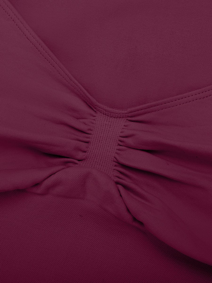 Seamless Diamond Neck Shaping Top – Bust Support & Tummy Control for Women