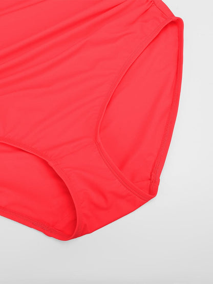 One Shoulder One Piece Swimsuit – Ruched Bust Support Swimwear