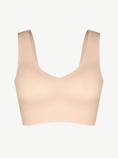 Wholesale Fitted V-Neck Seamless Bra Tank Top