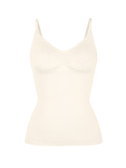 Seamless Bust Support Tank Top – Waist & Tummy Control Shaping Top for Women