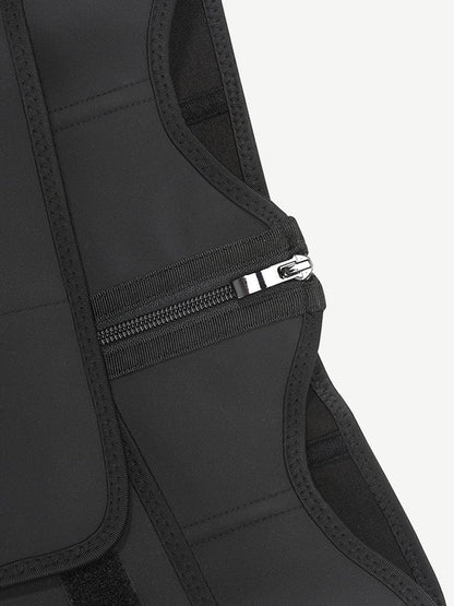 Wholesale Black Bust Support Latex Waist Trainer With Belt Firm Control