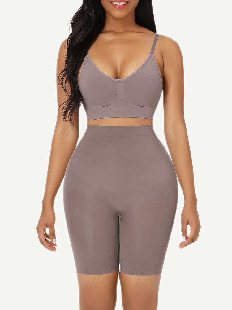 Wholesale Unbelievable Black High Waist Butt Lifter Shapewear Shorts Slimmer