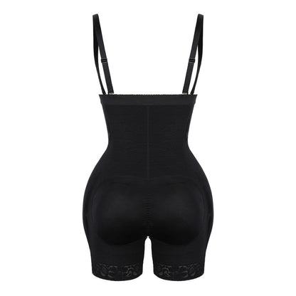 Wholesale Butt Lifter High Waist Lace Removable Pads Firm Compression