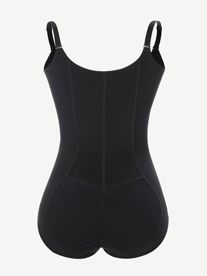 Wholesale Large Size Postoperative Full Body Shaper Front Zipper Smooth Abdomen