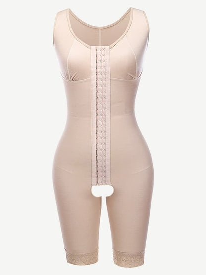 Wholesale Ultimate Stretch Nude Hooks Crotchless Unpadded Big Size Shapewear