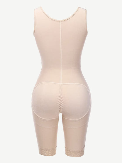 Wholesale Ultimate Stretch Nude Hooks Crotchless Unpadded Big Size Shapewear