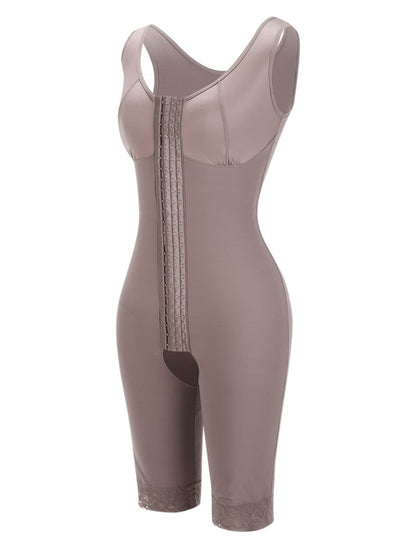Wholesale Ultimate Stretch Nude Hooks Crotchless Unpadded Big Size Shapewear