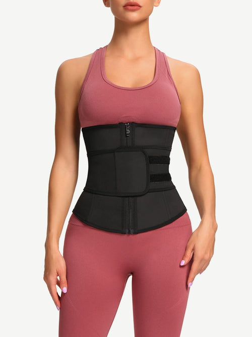 Wholesale Black Adjustable Belt Latex Waist Cincher For Curve-Creating